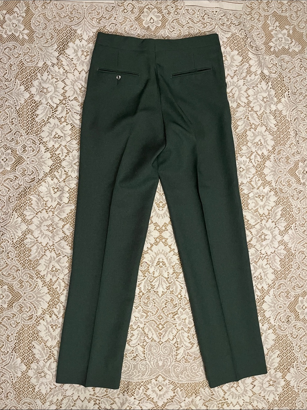 1970s The Attic Union Made Longline Suit Set, Sage Green, Size M Tall - Picture 13 of 14